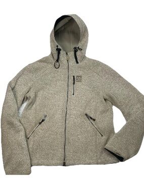 66 North Iceland Jacket Womens Medium Fleece Full Zip Polartec Outdoor Hiking